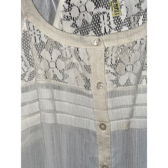 Free People lacy tunic  Sz M EUC - Picture 4 of 4